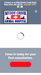 Mobile Screenshot of muddycreekanimalhospital.com